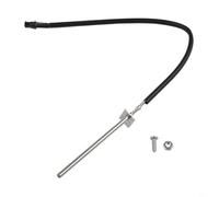 Durashmall PT1000 Temperature Probe for Char-Griller Gravity 980 Grill Oven Sensor 600C Heat Resistant Metal Thermal Replacement Part Silver Black