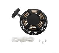 Durashmall Pull Start Assembly Kit for Honda 168F 190F Engines 5.5-7.5HP Recoil Starter with Rope and Screws for Generators Water Pumps Compressors Black 16cm or 20cm(188F/190F)