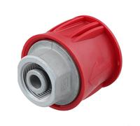 Durashmall Quick Connector for Karcher Car Washers 8-9mm Outlet Pipe Extension Fitting Accessories Plastic Metal Construction Optimized Water Flow Easy Installation Blue Red(red)