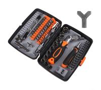 Durashmall Ratchet Screwdriver Set, 68In1 Multi Bit Ratchet Screwdriver Set With A Unique Ratchets Head Button And A Powerful Magnetic Tip For Repair Tasks(orange)