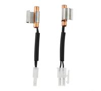 Durashmall Refrigerator Thermistor W10383615 Temperature Sensor for Brand A Models Silver 2 Pack Easy Installation Precise Reading for Optimal Food Preservation