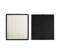 Durashmall Replacement HEPA Filter Set for LV-PUR131-RF Air Purifier High Efficiency Particle Capture Easy Install White Black 1 Pack