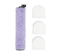 Durashmall Roller Brush and Foam Filter Set,for Shark WD101 WD201 XL 3-in-1 Vacuum Cleaner, Soft Microfiber Floor Tool,for Sealed Hardwood Marble Laminate