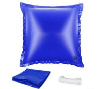 Durashmall Round Inflatable Pool Air Pillow for Winterizing Ground Pools Thick PVC Snow Ice Protection Cover Support Cushion 113cm 122cm Light Blue or Dark Blue(dark blue122 cm)