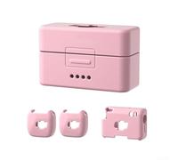 Durashmall Silicone Protective Case for DJI Mic Anti Drop Shockproof Lightweight Soft Cover for Charging Port Custom Fit Portable Audio Accessory for Recording(Pink)