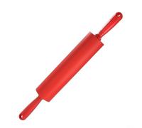 Durashmall Silicone Rolling Pin Non Baking Tool with Comfortable Handles for Dough Pasta Bread and Pastry Available in 12in 18in and 20in Sizes for Kitchen Use Easy to Clean F(18 IN)