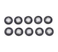 Durashmall Silicone Rubber Washers Filter Mesh Replacement 10pcs Garden Shower Hose Seals Anti Sediment Screen for Washing Machine and Outdoor Water Connection 3/4 Inch 1/2 Inch Bla(1/2)