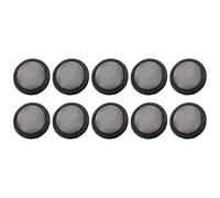 Durashmall Silicone Rubber Washers Filter Mesh Replacement 10pcs Garden Shower Hose Seals Anti Sediment Screen for Washing Machine and Outdoor Water Connection 3/4 Inch 1/2 Inch Bla(3/4)