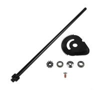 Durashmall Steering Rod Shaft and Gear Kit 738-0919B with Bushings for Craftsman and Mowers Includes 617-04094 Replacement Parts Black