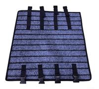Durashmall Step Doormat Non Slip Adjustable Carpet Floor Mat with Buckle Closure Fits Steps 18 to 26 cm Polyester Fiber Dust and Mud Removal Quick Dry Easy Clean f