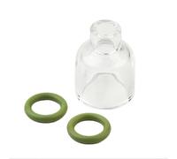 Durashmall TIG Clear Visualization Glass Cup Nozzle for WP9 WP17 WP18 WP20 WP26 Gas Lens Welding Consumables with O Rings Transparent Replacement Part(4)