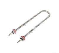 Durashmall U Shape Heating Tube Stainless Steel Heating Element Electric Heater Rod for Aquarium Food Processing Industrial Use 250mm 300mm 350mm(380V 3KW)