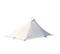 Durashmall Ultralight Pyramid Camping Tent 1-2 Person No Pole Required 210T Tear Resistant Waterproof Windproof Shelter for Hiking Backpacking Outdoor Travel Green(Grass Green)