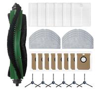 Durashmall Vacuum Parts Kit - Main Side Brush Filter Mops Clothes Dust Bags Replacements Accessories For Conga 8490 For Ultimate For Ultra For Power Robot Cleaner(B)