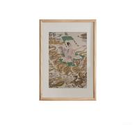 Durashmall Walnut Wooden Photo Frame A4Size With Matted Display Tempered Glass Vertical Or Horizontal Hanging For Home Decoration Calligraphy Painting Or DIY Artwork(natural wood color)