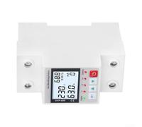 Durashmall WiFi Smart Over and Under Voltage Protector with Leakage Protection Adjustable Current Relay Meter Energy Monitor LCD Display for Tuya App(SVP-688L)