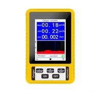 Durashmall XR3 BR-9C Digital Nuclear Radiation Detector for X-ray Gamma Beta with Large Screen and High Sensitivity ABS Construction for Home Safety and Material Inspection Yellow