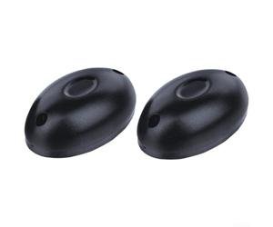 Durashmall YS119 Through-Beam Inductive Switch Sensor for Automatic Gate Opening Courtyard Industrial Door Security Outdoor Photoelectric Eye Sensor DC12V-24V 1.92kHz IR Transmitter 940nm PVC Black