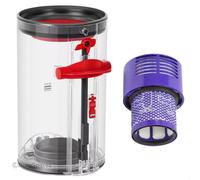 Duraspares Dyson V10 Dust Bin Canister & Motor Filter For Sv12 Big Container Sv27 Animal Absolute Vacuum