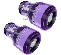 Duraspares Dyson V12 Detect Slim X2 Pack Post Motor Hepa Filter Sv20 Sv26 Sv30 Sv34 Sv35 Sv46