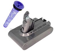 Duraspares Dyson V6 Battery Power Pack & Pre Motor Filter Dc62 Dc59 Dc58 Sv03 Sv04 Sv05 Sv06 Sv09