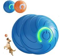 Duraspins Dog Ball,Interactive Automatic Rolling with Lights Alizure Dog Ball,Dogballs That Moves on Its Own (Blue*2)