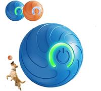 Duraspins Dog Ball,Interactive Automatic Rolling with Lights Alizure Dog Ball,Dogballs That Moves on Its Own (Blue)