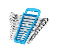 DURATECH 11 Pcs Chrome Vanadium Steel Combination Spanner Set Metric 8-19mm 12 Point with Plastic Tray