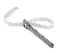 DURATECH 12" Strap Wrench, Oil Filter Strap Opener Multi-Purpose Pipe Wrench with Adjustable Nylon Strap for Oil Filter, Shower Heads, Glue Joints