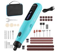 DURATECH 3.6V Cordless Rotary Tool, Rechargeable Rotary Tool with 135pcs Accessories, 6 Variable Speed 25000RPM, Mini Rotary Multi Tool Kit for Sanding, Polishing, Carving, Drilling and DIY Crafts