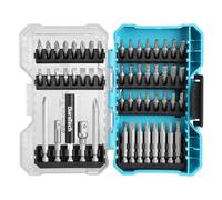 DURATECH 53-Piece Screwdriving Bit Set with Tough Case, S2 Steel Screwdriving Set with 3" Magnetic Drive Guide, 1", 2" & 3" Long Screwdriver Bit Assorted Set for Drill Drivers