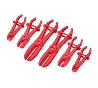 DURATECH 6-Piece Hose Clamp Pliers, Hose Pinch Off Pliers, Plastic Line Clamp Pliers Set for Flexible Hoses Fuel Hoses Gas Lines Brake Hoses Radiator Hoses