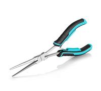 DURATECH 7" Long Reach Needle Nose Pliers, Extra Long Nose Pliers with Smooth Jaws, Small Needle Nose Pliers for Jewelry Making, Wire Bending and Small Object Gripping on Narrow Space