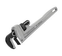 DURATECH Heavy Duty Aluminum Straight Pipe Wrench, 10-inch/250mm Adjustable Plumbing Wrench