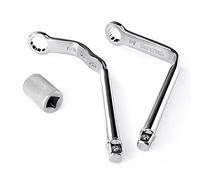 DURATECH Pro Distributor Clamp Wrench Set, SAE, 2-Piece, 1/2" & 9/16", 12 Point