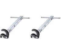 DURATECH Telescopic Basin Wrench, Adjustable Jaw Capacity of 3/8" to 1-1/4"(10mm to 32mm), with 10" to 17" (250mm to 430mm) Extendable Handle, Sink Wrench for Tight Space (Pack of 2)