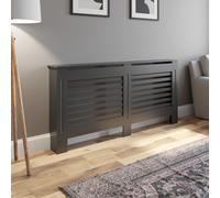 DuraTherm Dark Grey Radiator Cover - Extra Large - Horizontal Slat Style 1720mm