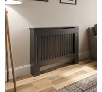 DuraTherm Dark Grey Radiator Cover - Medium - Vertical Slat Style 1120mm