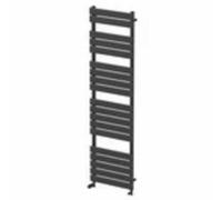 Duratherm Flat Panel Heated Towel Rail Matt Black - 1800 X 500mm