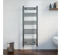 DuraTherm Heated Towel Radiator Anthracite 1200 x 450mm Flat