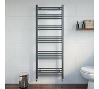 DuraTherm Heated Towel Radiator Anthracite 1600 x 600mm Flat