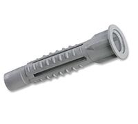 DURATOOL 10mm x 61mm Universal Nylon Wall Plugs - 25 Pack - Quick Install Fixings for Lightweight Blocks, Hollow Blocks & Plasterboard