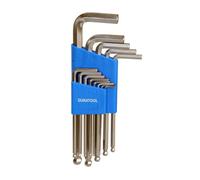 Duratool 13 Piece Ball-End Imperial Hex Key Set