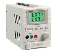 DURATOOL 30V 5A DC Adjustable Regulated Bench Power Supply - Single Output, Green Backlight, 150W, UK Plug