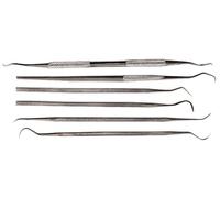 Duratool 6-Piece Dual Ended Stainless Steel Pick Set - Scriber & Probe Tool Kit