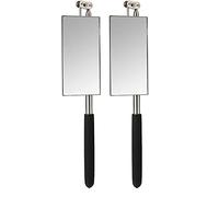 DURATOOL D00274 Inspection Mirror 50 x 100mm Silver (Pack of 2)