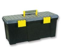 DURATOOL D00409 Plastic Tool Box 19" (255mm x 500mm x 250mm)