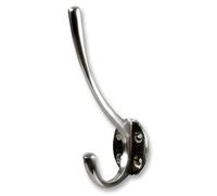 Duratool D00887 Hat & Coat Hook Polished Chrome, 5 Pack