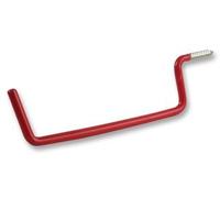 Duratool D00891 Anti-Slip Ladder Hooks Red - 180mm, 6 Pack