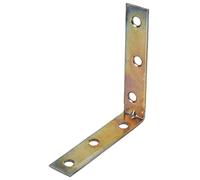Duratool D01078 75mm (3") Zinc Plated Corner Braces, 10 Pack
